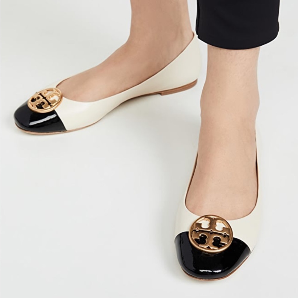 Tory Burch Chelsea Leather Ballet Flats